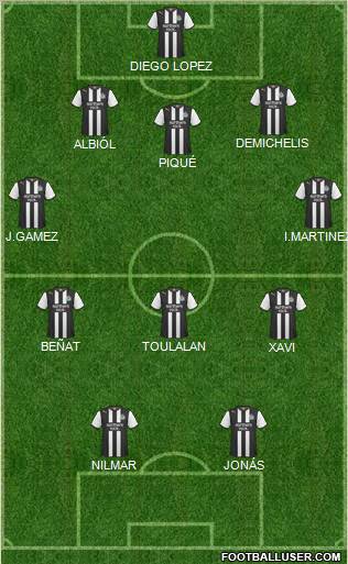 Newcastle United Formation 2011