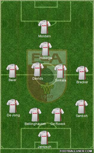 FC Augsburg Formation 2011