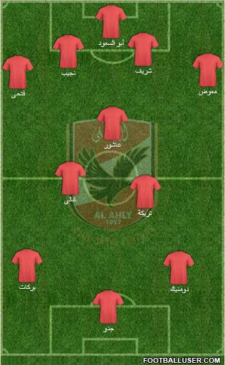 Al-Ahly Sporting Club Formation 2011