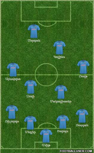 Shrewsbury Town Formation 2011