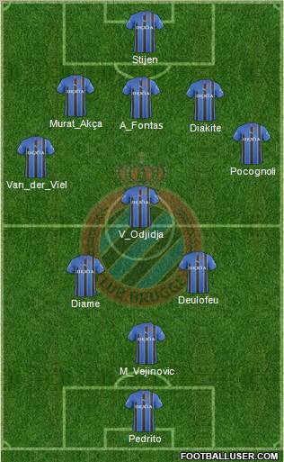 Club Brugge KV Formation 2011