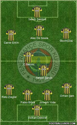 Fenerbahçe SK Formation 2011