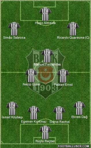 Besiktas JK Formation 2011