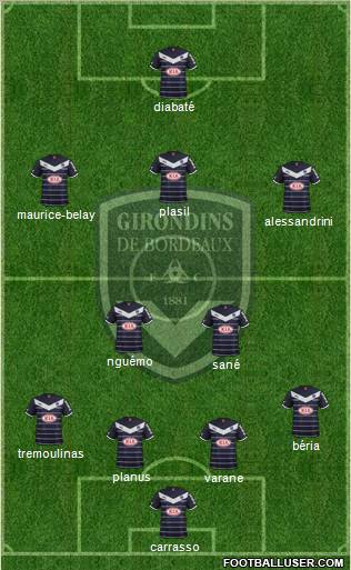 FC Girondins de Bordeaux Formation 2011