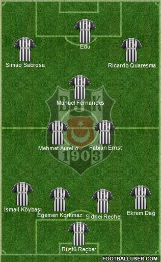 Besiktas JK Formation 2011