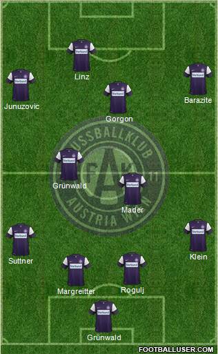 FK Austria Wien Formation 2011