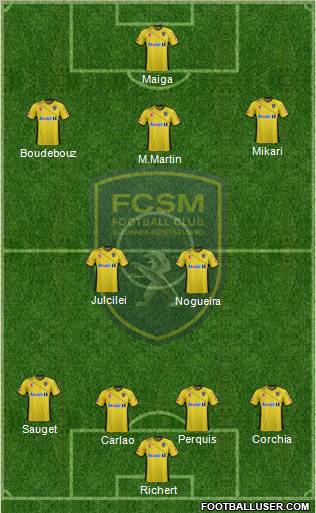 FC Sochaux-Montbéliard Formation 2011