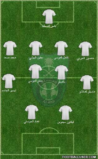 Al-Ahli (KSA) Formation 2011