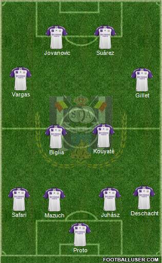 RSC Anderlecht Formation 2011