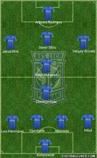 Lech Poznan Formation 2011