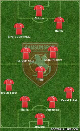 Samsunspor Formation 2011