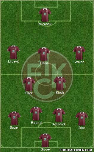 1.FC Kaiserslautern Formation 2011