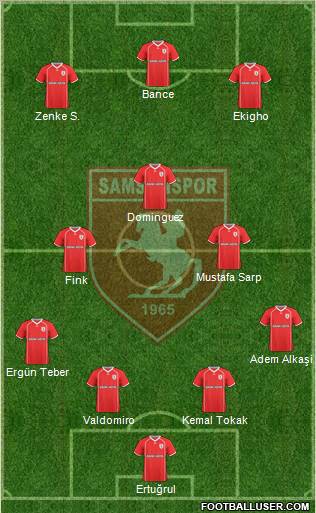 Samsunspor Formation 2011