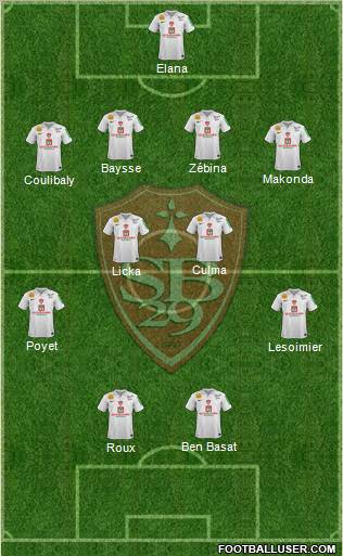 Stade Brestois 29 Formation 2011