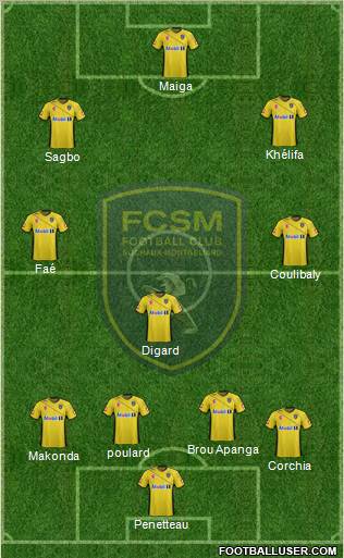 FC Sochaux-Montbéliard Formation 2011