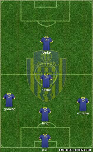 MKE Ankaragücü Formation 2011