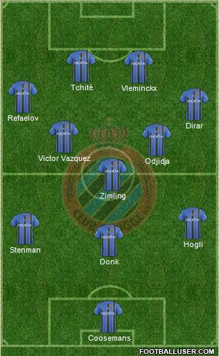 Club Brugge KV Formation 2011