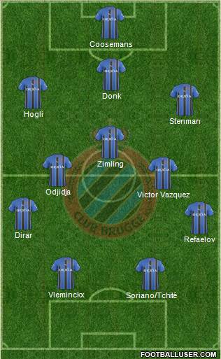 Club Brugge KV Formation 2011