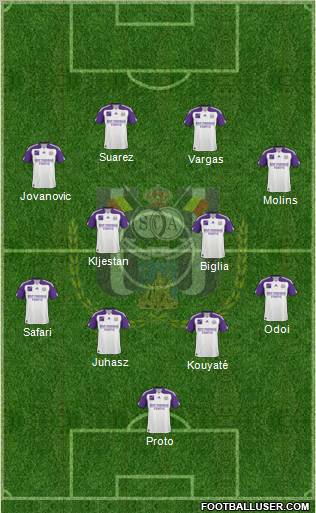 RSC Anderlecht Formation 2011