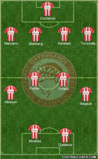 Olympiakos SF Piraeus Formation 2011