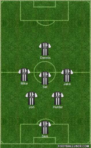 Newcastle United Formation 2011