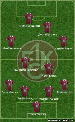 1.FC Kaiserslautern Formation 2011