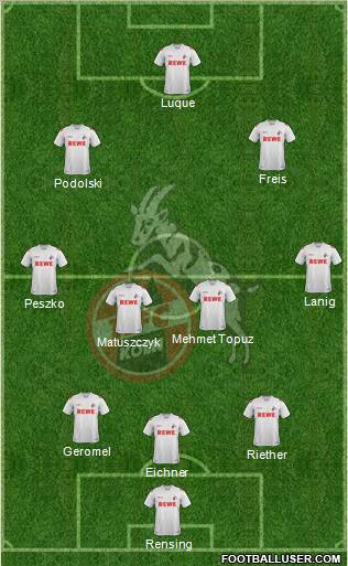 1.FC Köln Formation 2011