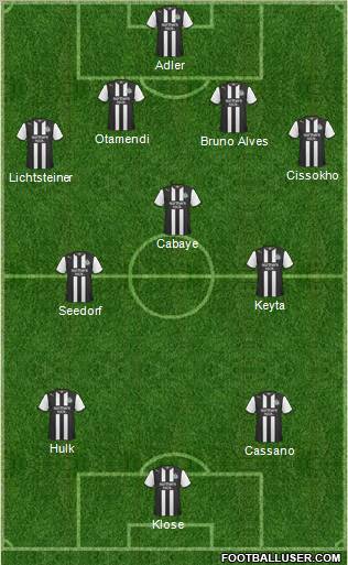 Newcastle United Formation 2011