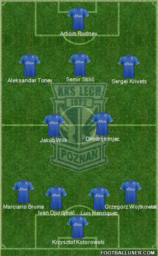 Lech Poznan Formation 2011