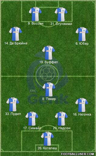 K Racing Club Genk Formation 2011