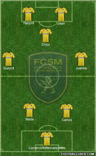 FC Sochaux-Montbéliard Formation 2011