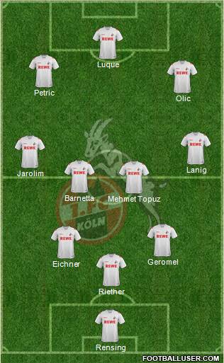 1.FC Köln Formation 2011