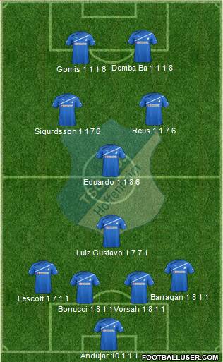 TSG 1899 Hoffenheim Formation 2011