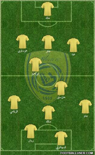 Al-Nassr (KSA) Formation 2011