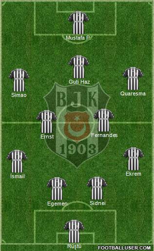 Besiktas JK Formation 2011