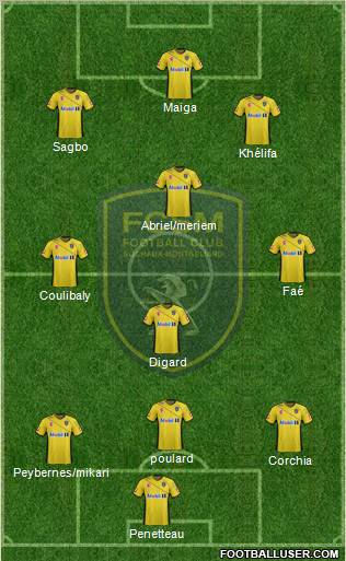 FC Sochaux-Montbéliard Formation 2011