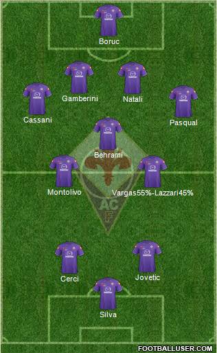 Fiorentina Formation 2011