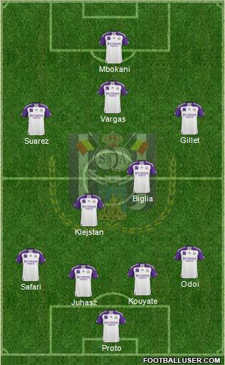 RSC Anderlecht Formation 2011