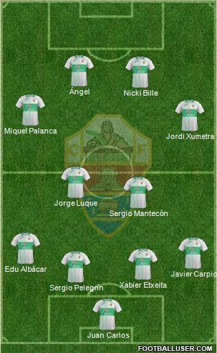 Elche C.F., S.A.D. Formation 2011