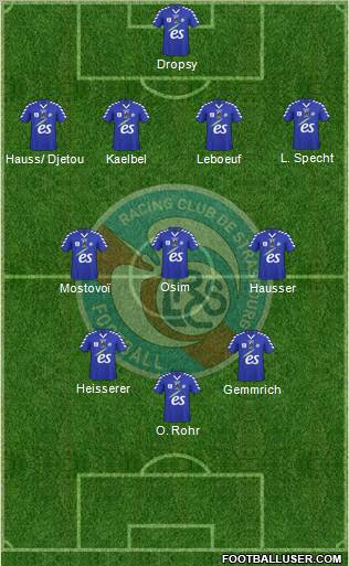 Racing Club de Strasbourg-Football Formation 2011