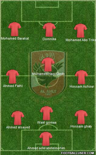 Al-Ahly Sporting Club Formation 2011