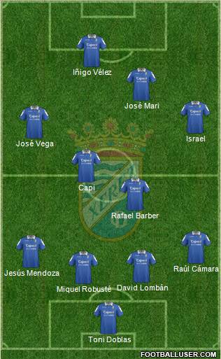 Xerez C.D., S.A.D. Formation 2011