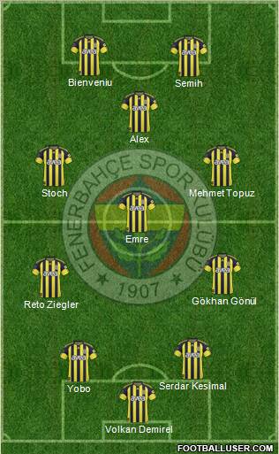 Fenerbahçe SK Formation 2011