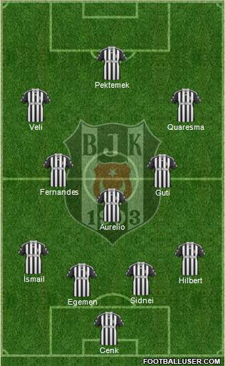 Besiktas JK Formation 2011