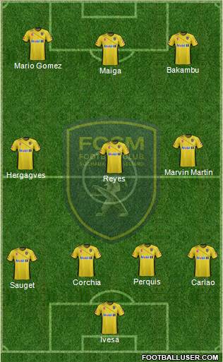 FC Sochaux-Montbéliard Formation 2011