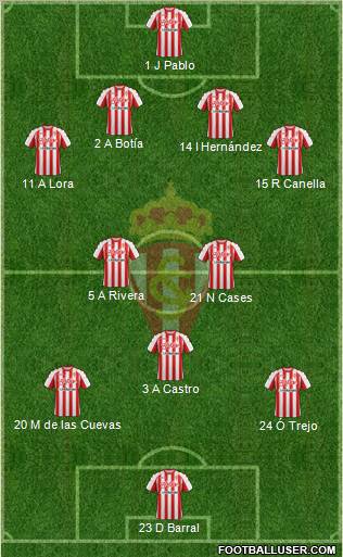 Real Sporting S.A.D. Formation 2011