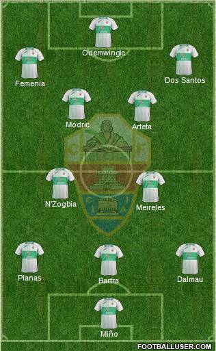 Elche C.F., S.A.D. Formation 2011