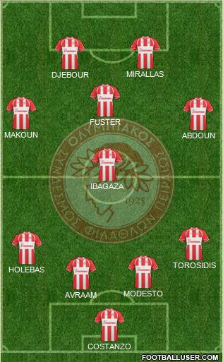 Olympiakos SF Piraeus Formation 2011