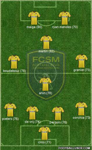 FC Sochaux-Montbéliard Formation 2011