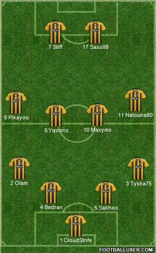 Hull City Formation 2011